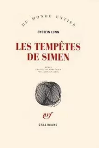 Les tempêtes de Simen - Øystein Lønn - GALLIMARD