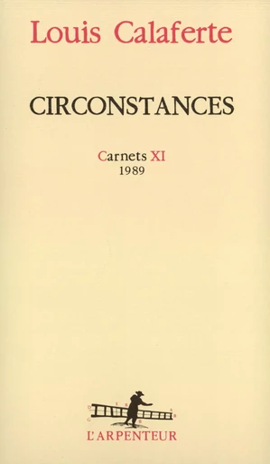 Circonstances - Louis Calaferte - GALLIMARD