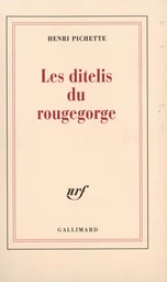 Les ditelis du rougegorge