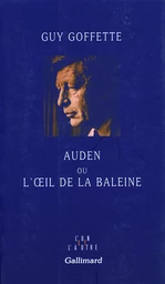 Auden ou L'oeil de la baleine