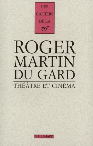 Théâtre et cinéma -  Collectifs - GALLIMARD