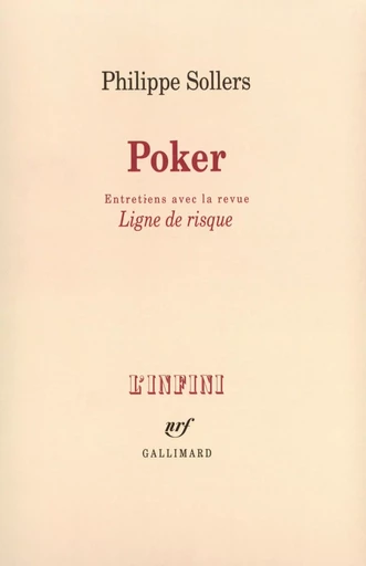 Poker - Philippe Sollers - GALLIMARD