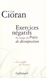 Exercices négatifs