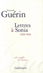 Lettres à Sonia