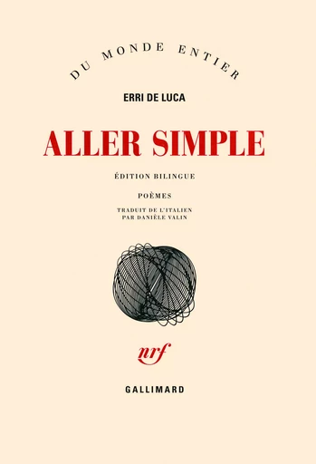 Aller simple - Erri De Luca - GALLIMARD