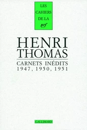 Carnets inédits/Pages 1934-1948