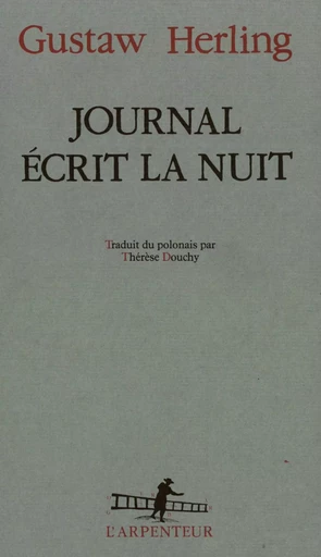 Journal écrit la nuit - Gustaw HERLING - GALLIMARD