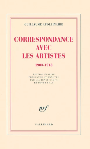 Correspondance avec les artistes - Guillaume Apollinaire - GALLIMARD