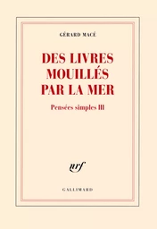 Des livres mouillés par la mer