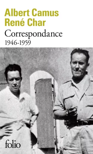 Correspondance - René Char, Albert Camus - FOLIO