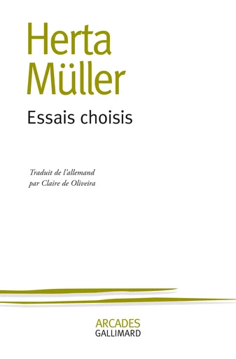 Essais choisis - Herta Müller - GALLIMARD