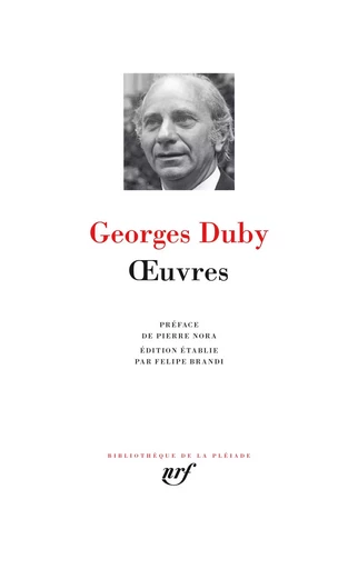 Œuvres - Georges Duby - GALLIMARD