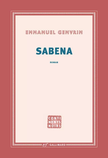 Sabena - Emmanuel Genvrin - GALLIMARD