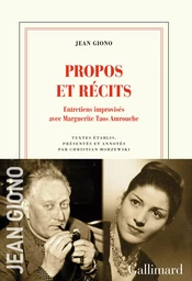 Propos et récits