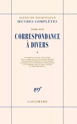 Correspondance à divers