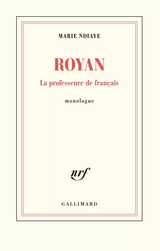 Royan - Marie NDIAYE - GALLIMARD