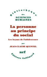 La personne au principe du social