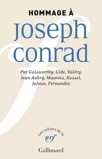 Hommage à Joseph Conrad -  Collectifs - GALLIMARD