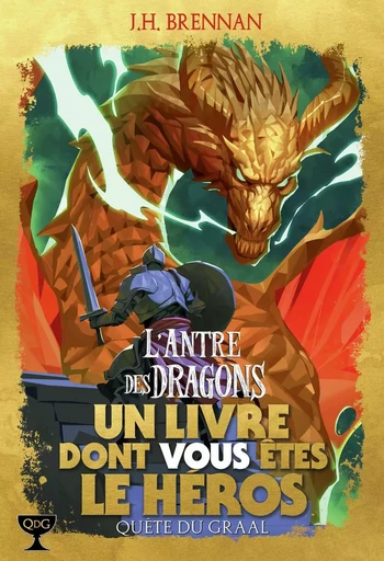 L'Antre des Dragons - J.H. Brennan - GALLIMARD JEUNE