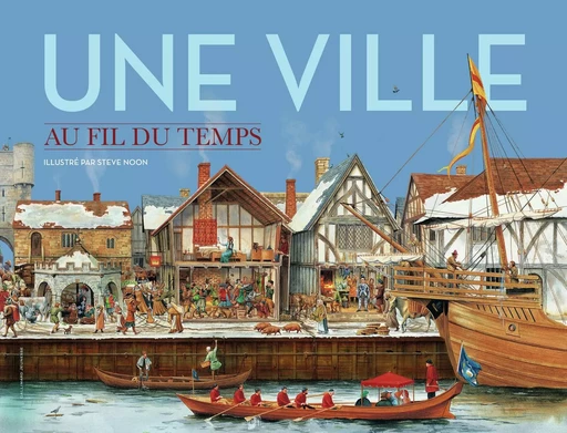 Une ville au fil du temps - Steve Noon, Anne Millard,  Collectif - GALLIMARD JEUNE