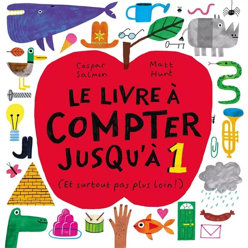 Le livre à compter jusqu'à 1 - Caspar Salmon - GALLIMARD JEUNE