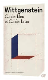 Cahier bleu et Cahier brun