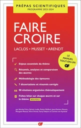 Faire croire - Prépas scientifiques 2024