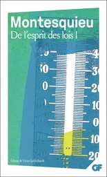 De l'esprit des lois