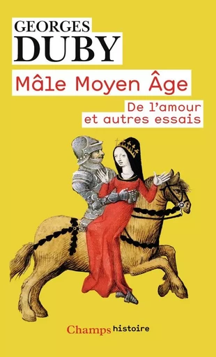 Mâle Moyen Âge - Georges Duby - FLAMMARION