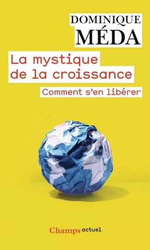 La Mystique de la croissance - Dominique Meda - FLAMMARION