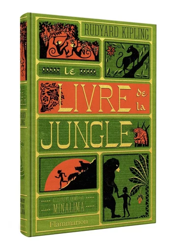 Le livre de la jungle -  Minalima, Rudyard Kipling - FLAM JEUNESSE