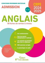 Anglais - CRPE 2024-2025 - 50 fiches de remise à niveau