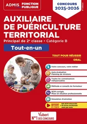 Concours Auxiliaire de puériculture territorial - Catégorie B - Tout-en-un