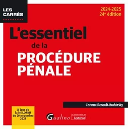 L'essentiel de la procédure pénale