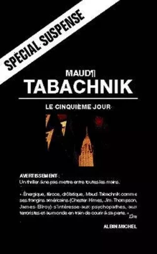 Le Cinquième Jour - Maud Tabachnik - ALBIN MICHEL