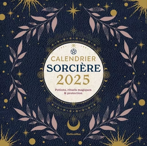 Calendrier mural sorcière 2025 - Marie D'Hennezel - FLER RUSTICA