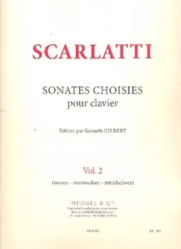 DOMENICO SCARLATTI : SONATES CHOISIES POUR CLAVIER VOL. 2 -  DOMENICO SCARLATTI - ALPHONSE LEDUC