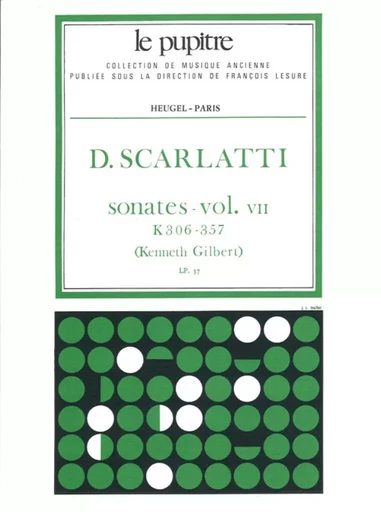 DOMENICO SCARLATTI : SONATES VOLUME 7 K306 - K357 - CLAVECIN - COLLECTION LE PUPITRE -  SCARLATTI, DOMENICO - ALPHONSE LEDUC