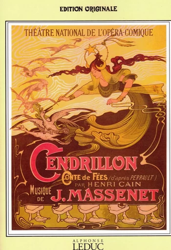 JULES MASSENET : CENDRILLON - VOIX ET PIANO - OPERA-OPERETTE -  JULES MASSENET - ALPHONSE LEDUC