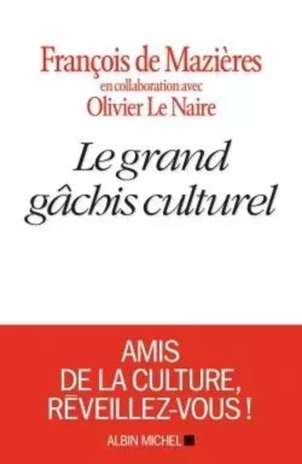 Le Grand Gâchis culturel - François deMazieres, Olivier Le naire - ALBIN MICHEL