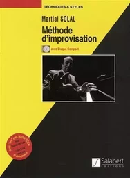 MARTIAL SOLAL - METHODE D' IMPROVISATION RECUEIL + CD