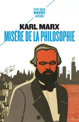 Misère de la philosophie - Karl MARX - PAYOT