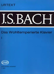 JOHANN SEBASTIAN BACH : DAS WOHLTEMPERIERTE KLAVIER BWV 846-869 - VOLUME 1 - PIANO