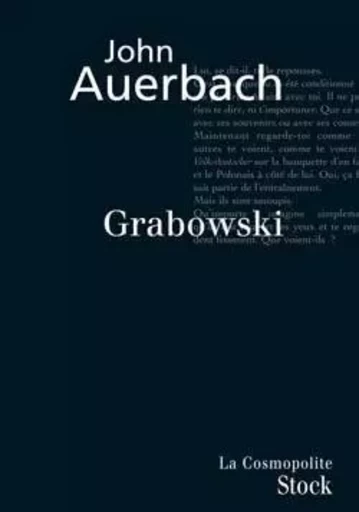 Gabrowski - John Auerbach - STOCK