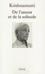 De l'amour et de la solitude