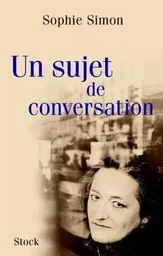 Un sujet de conversation