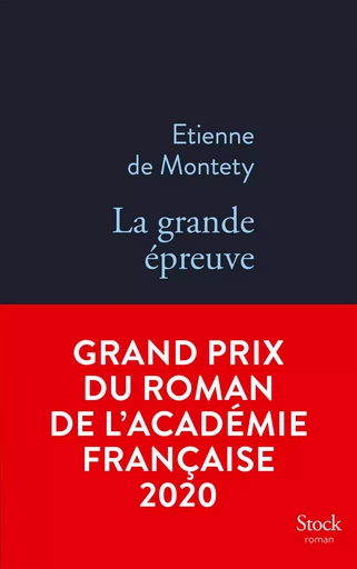 La grande épreuve GRAND PRIX ACADEMIE 2020 - Étienne de Montety - STOCK