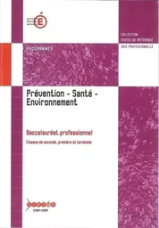 Prévention, santé, environnement - baccalauréat professionnel