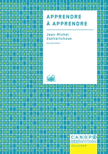 Apprendre à apprendre - Jean-Michel Zakhartchouk - RESEAU CANOPE