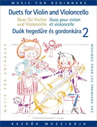 ARPAD PEJTSIK :  DUETS FOR VIOLIN AND VIOLONCELLO FOR BEGINNERS 2